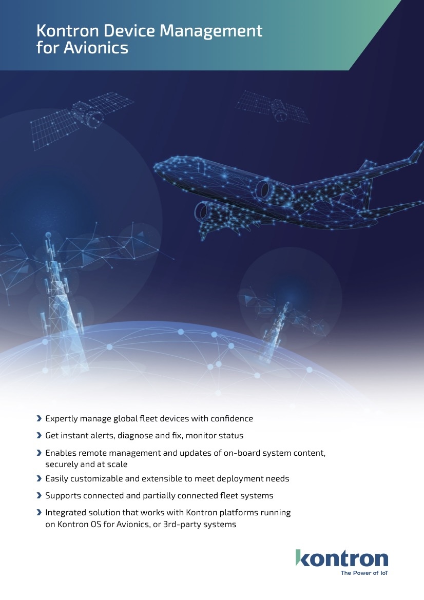 Kontron Device Management for Avionics