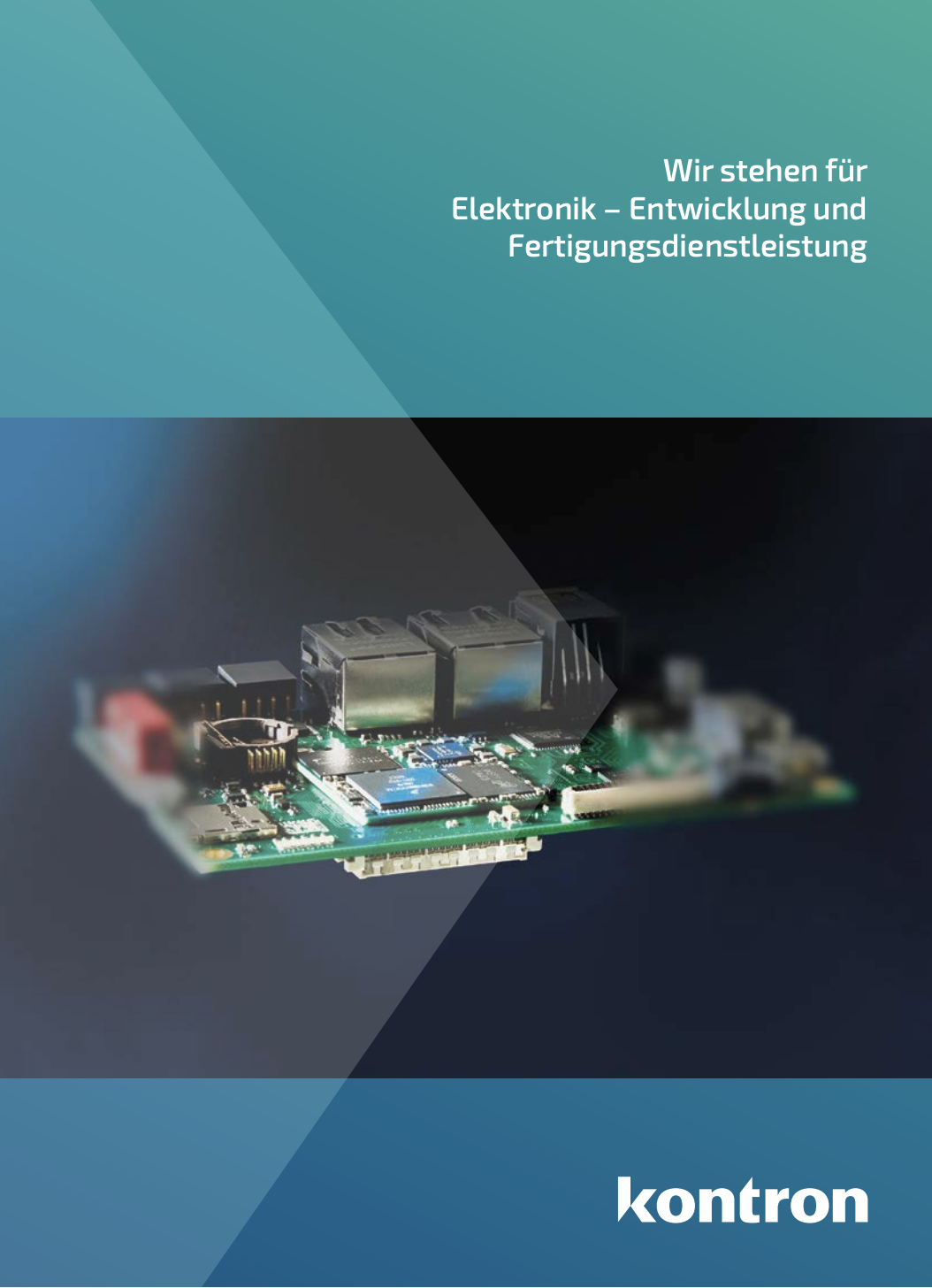 Kontron-Produktbroschüre – Leistungen im Bereich der Elektronikfertigung