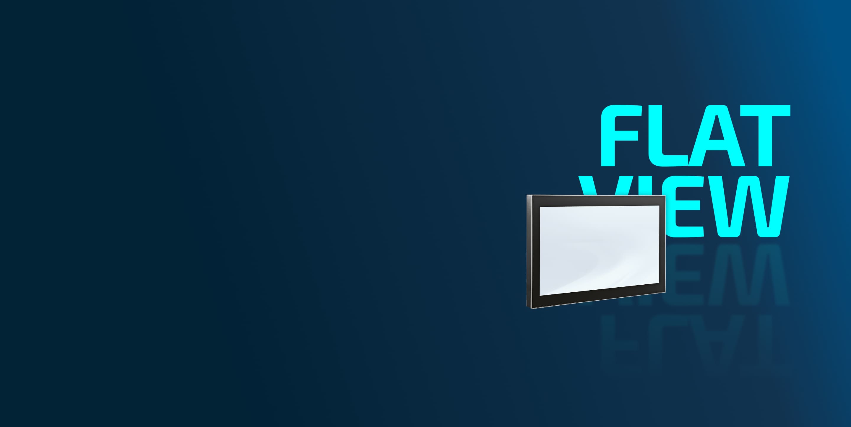 FlatView Monitors: Robust and flexible | Kontron